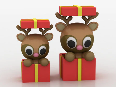 Modelo de brinquedo Rodolfo Modelo de Impressão 3D