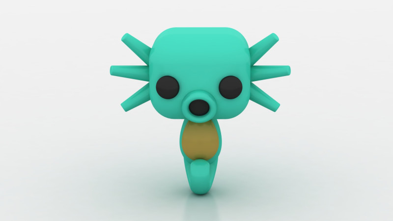 3D aquatic creature model 3D printmodel .c4d .max .obj .3ds .fbx .stl .blend