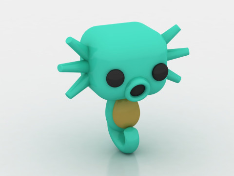 3D aquatic creature model 3D printmodel