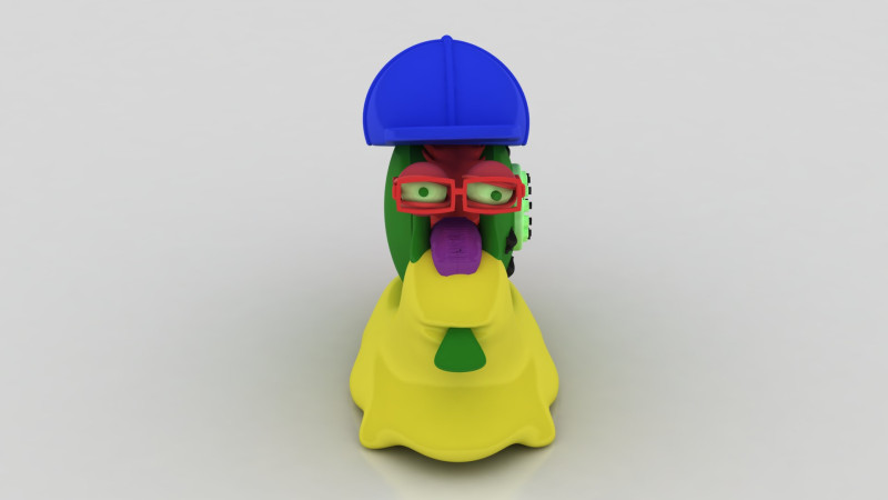 Quirky toy design Modelo de Impressão 3D .c4d .max .obj .3ds .fbx .stl .blend