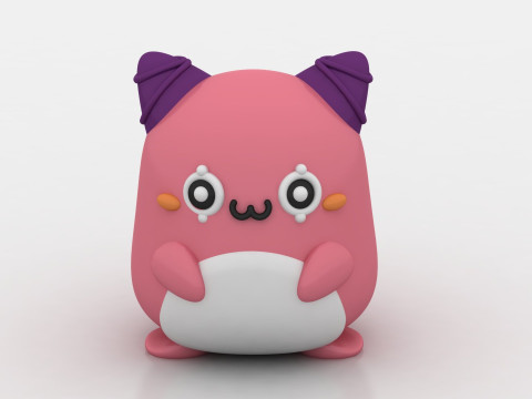 3D kawaii character 3D प्रिंट मॉडल