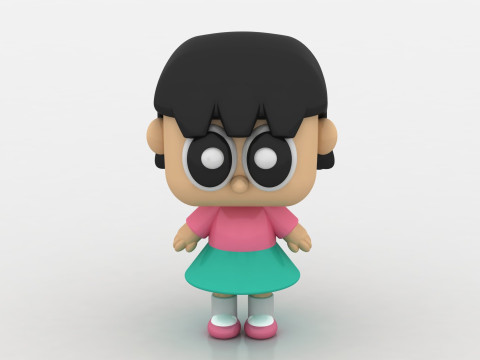 Chibi girl model 3D Принт Модель