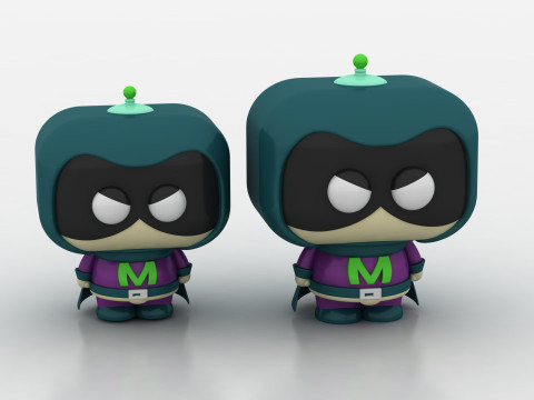 3D cartoon character Modelo de Impressão 3D