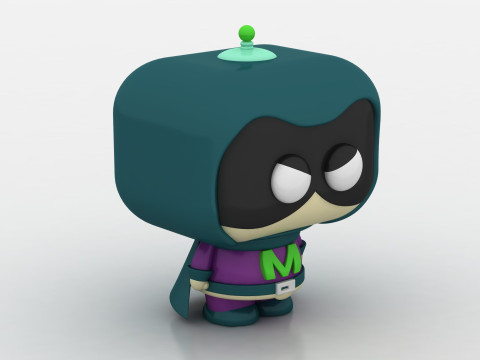 3D cartoon character Modelo de Impressão 3D