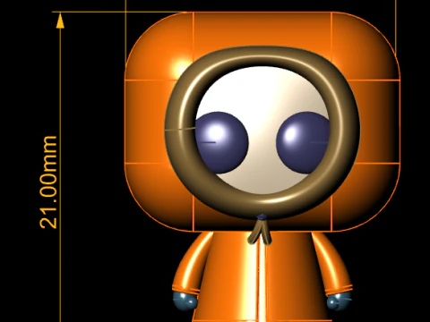 3D winter character 3D Print Model