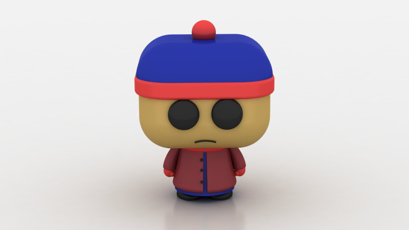 Cartoon toy figure 3D Print Model .c4d .max .obj .3ds .fbx .stl .blend 