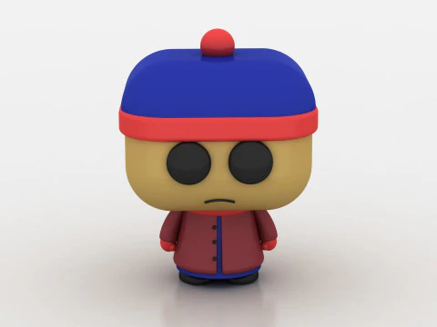 Figurine de jouet de dessin anim&eacute; Modèles 3D en vedette