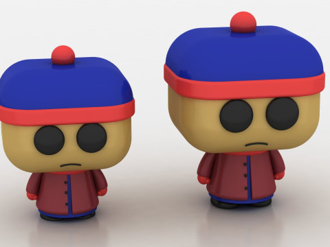 Cartoon toy figure 3D Print Model