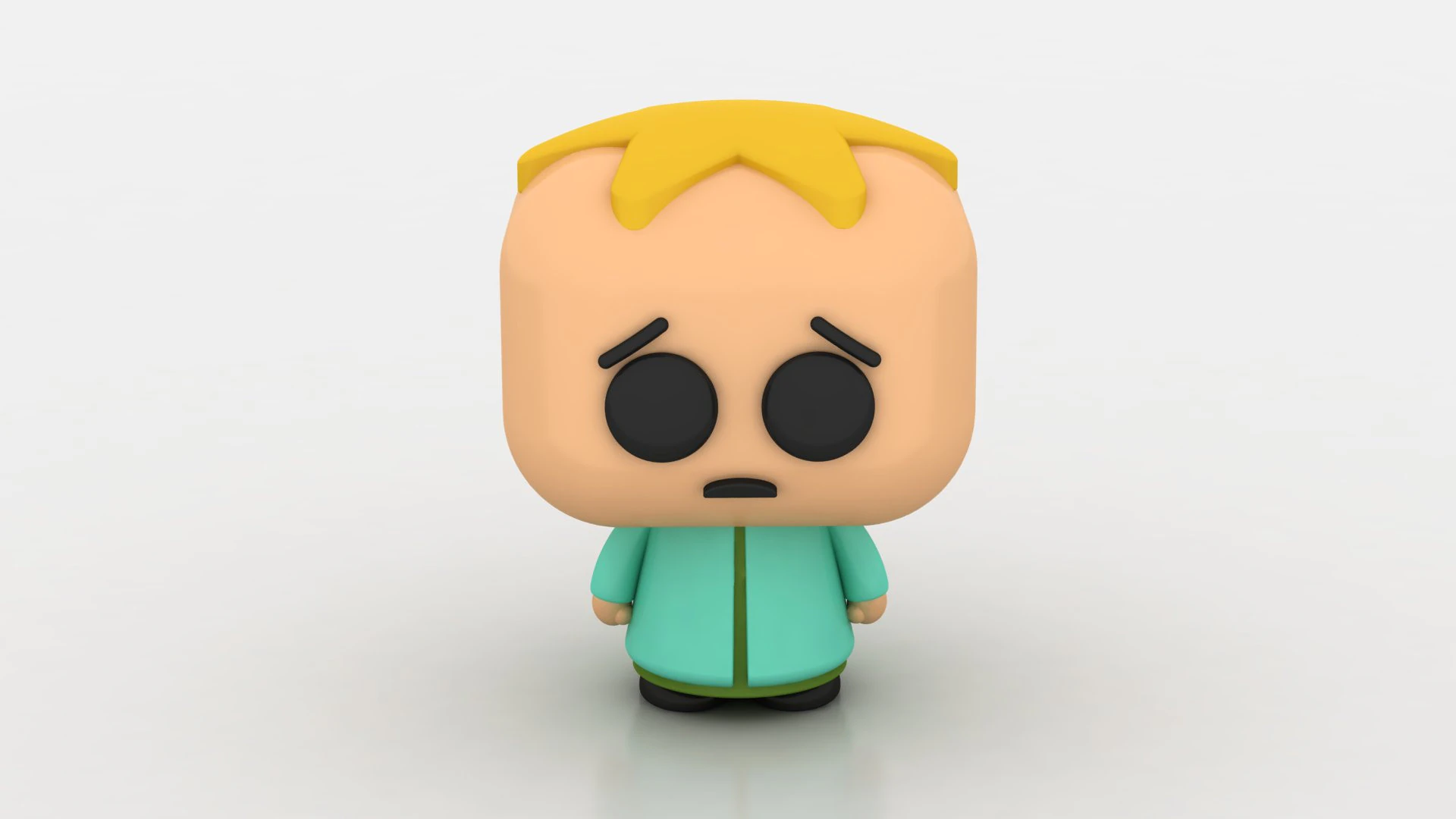 Stylized chibi character 3D Print Model .c4d .max .obj .3ds .fbx .stl .blend 