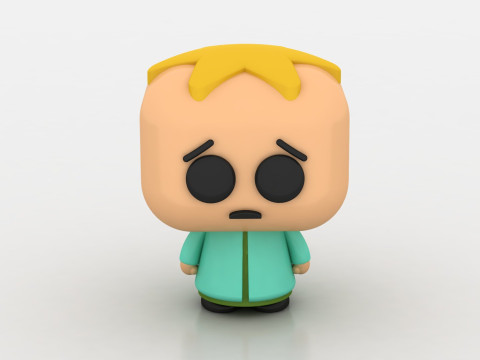 Stylized chibi character 3Dプリントモデル