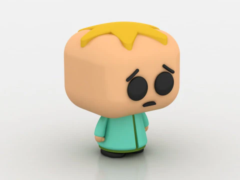 Stylized chibi character 3D Print Model