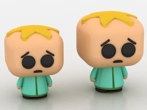 Stylized chibi character 3D Print Model