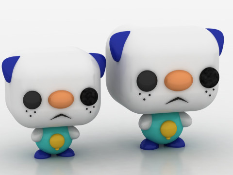 3D twin characters Modelo de Impressão 3D