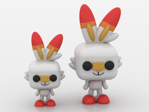 Cute rabbit toy 3D Druckmodell