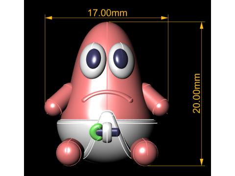 3D baby model 3D Принт Модель