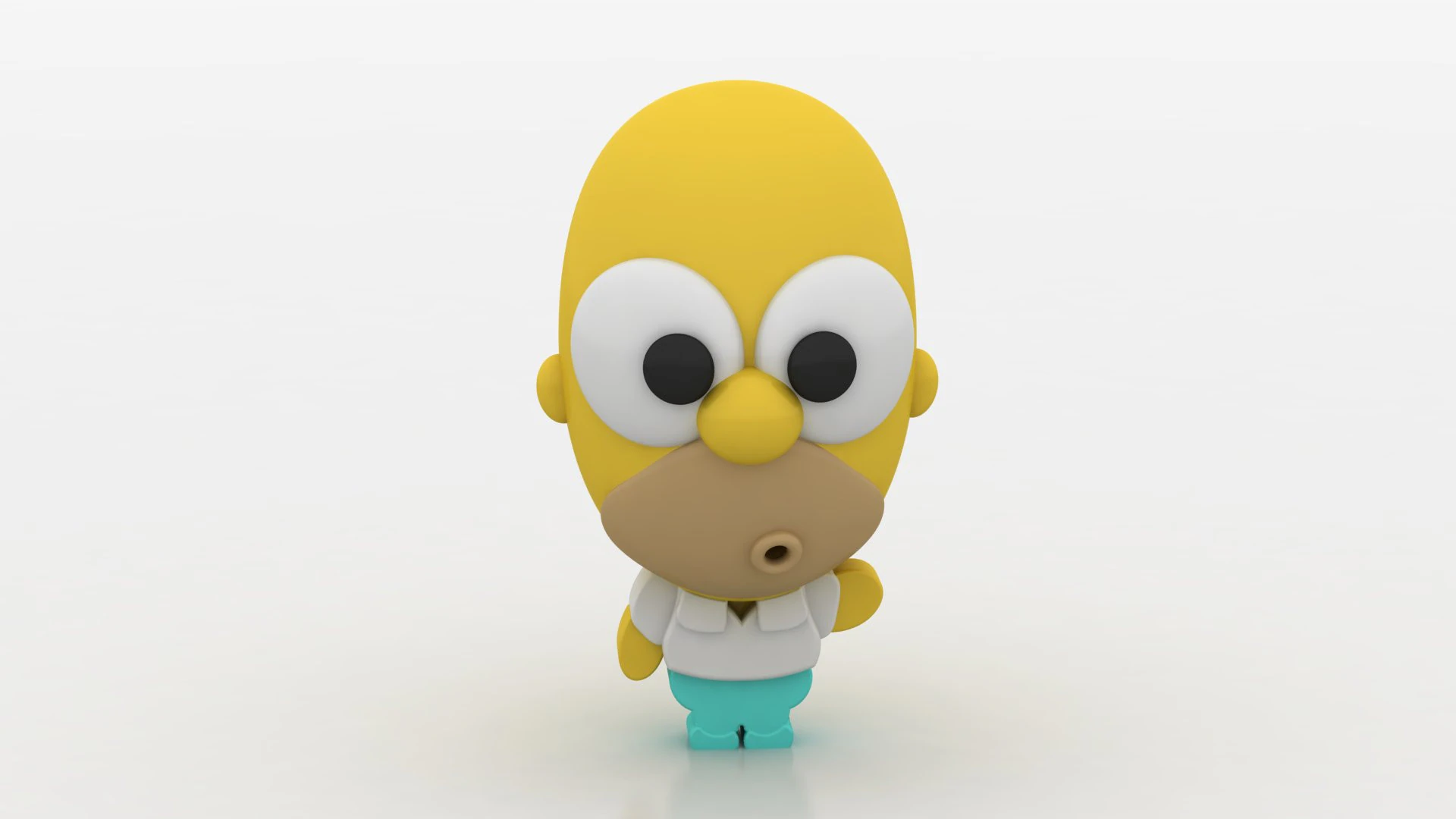 Stylized toy 3D Print Model .c4d .max .obj .3ds .fbx .stl .blend 