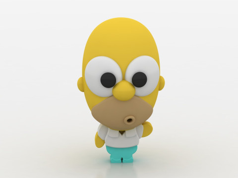 Stylized toy Model Cetak 3D