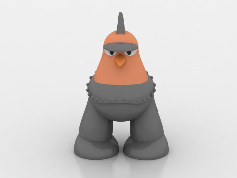 Bird warrior 3D 打印模型