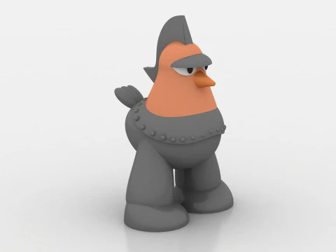 Bird warrior 3D Print Model