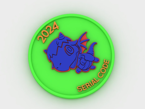 Collectible token 3D Druckmodell