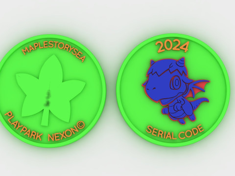 Collectible token 3D Druckmodell