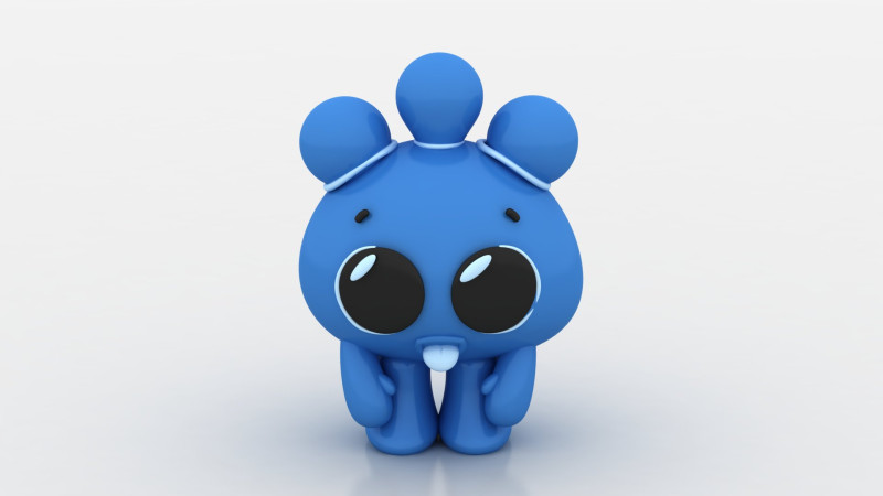 Cute character 3D 打印模型 .c4d .max .obj .3ds .fbx .stl .blend