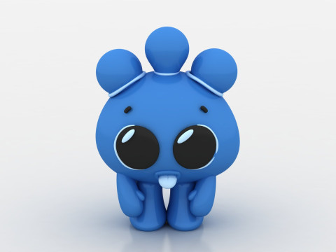 Cute character 3D 打印模型