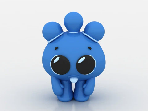 милий персонаж 3D Принт Модель