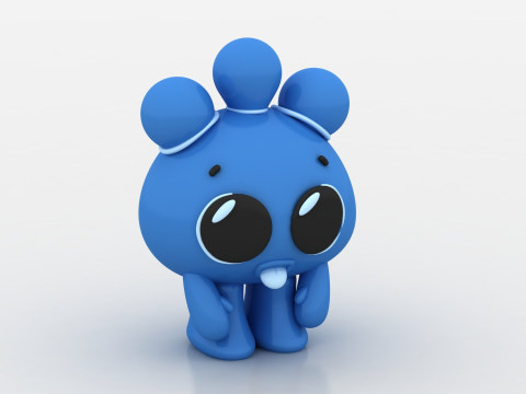 Cute character 3D 打印模型