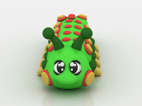 Caterpillar toy 3D Print Model