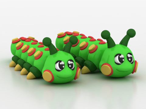 Caterpillar toy 3D Print Model