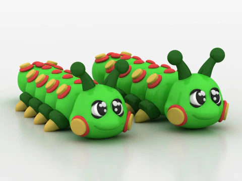 Caterpillar toy 3D Print Model