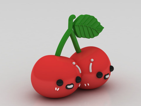 Tomato character Model Cetak 3D