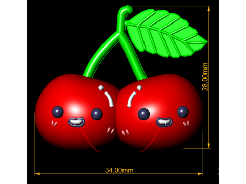 Tomato character 3D Print Model