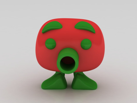 Dwarf character Model Cetak 3D