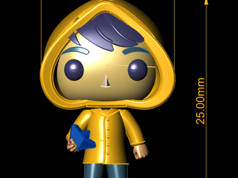Raincoat character 3D Принт Модель