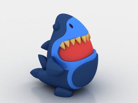 Shark character 3D 打印模型