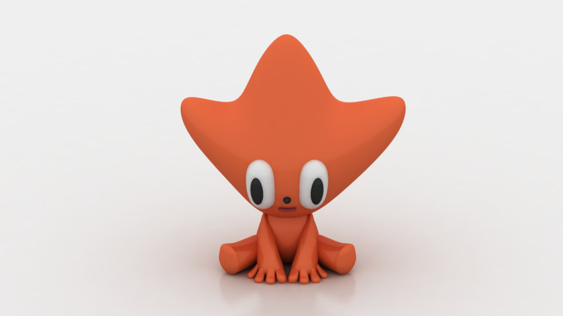 Star character Model Cetak 3D .c4d .max .obj .3ds .fbx .stl .blend 