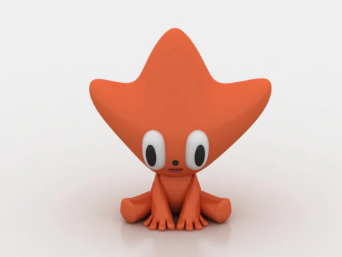 スターキャラクター 3Dプリントモデル