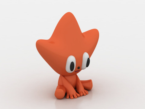 Star character Model Cetak 3D