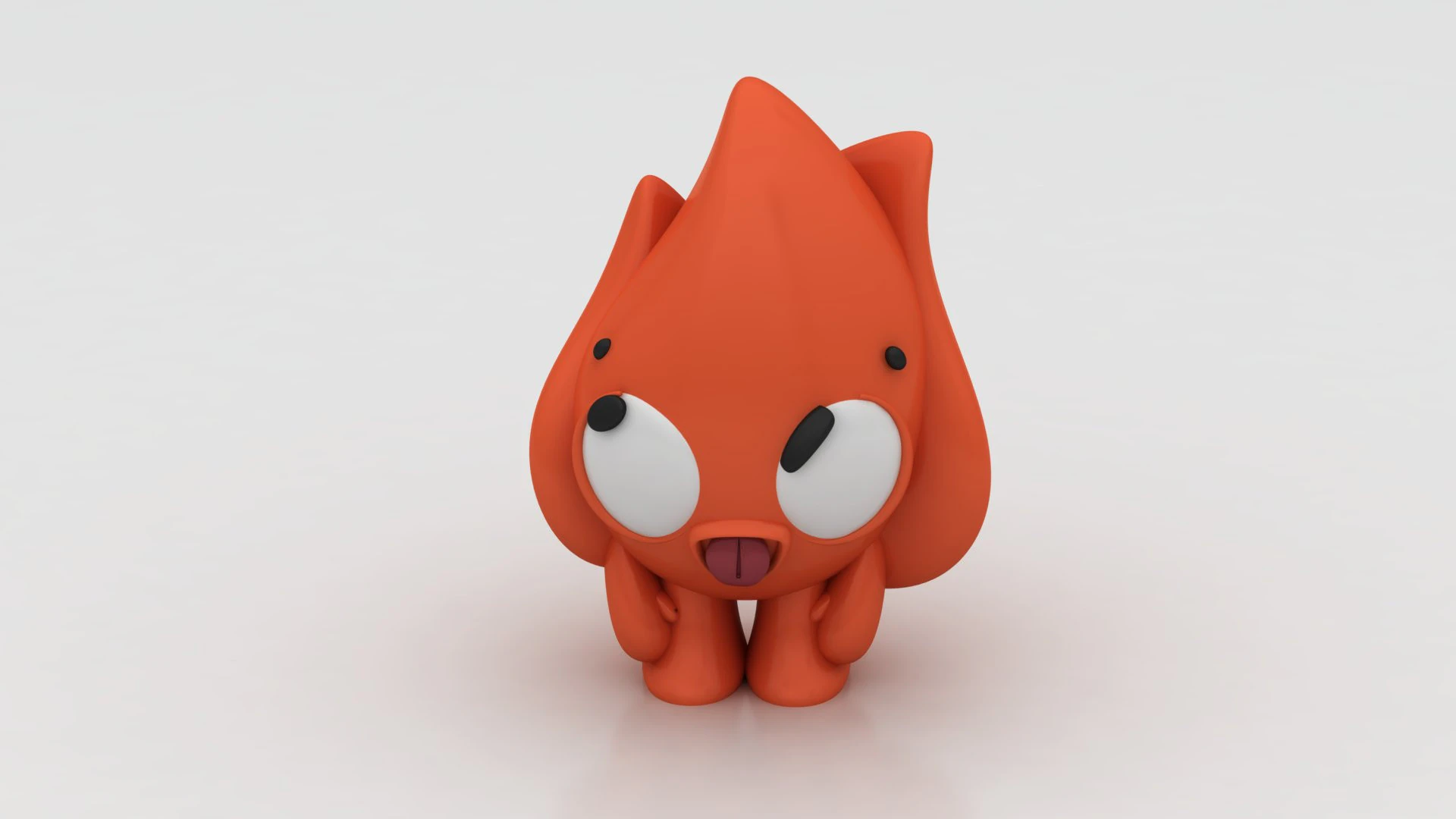 Flame character 3D Print Model .c4d .max .obj .3ds .fbx .stl .blend 