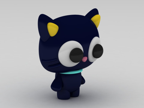 Cartoon cat 3D प्रिंट मॉडल