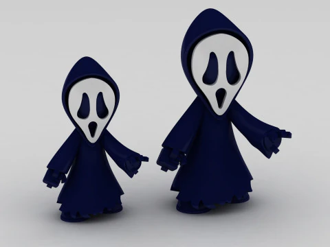 हेलोवीन चरित्र 3D प्रिंट मॉडल