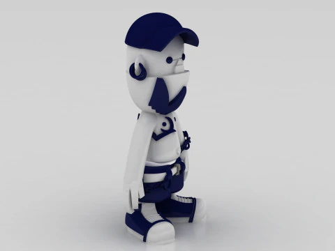 Streetwearowy charakter 3D Model do druku 3D