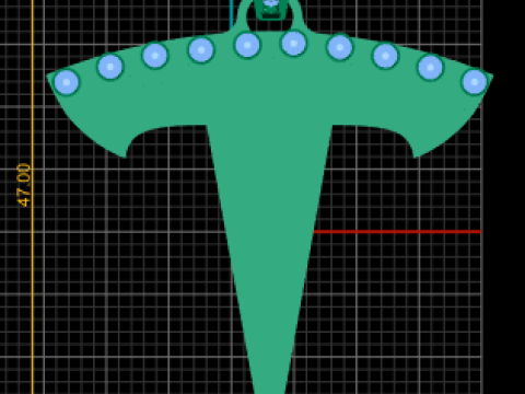 Gold sword pendant 3D 打印模型