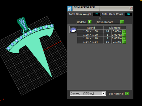 Gold sword pendant 3D 打印模型