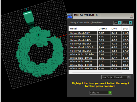 Gold dragon pendant 3D Print Model