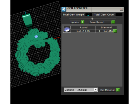Gold dragon pendant 3D Print Model