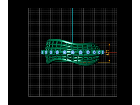 Emerald Ring 3d printable model 3D Print Model