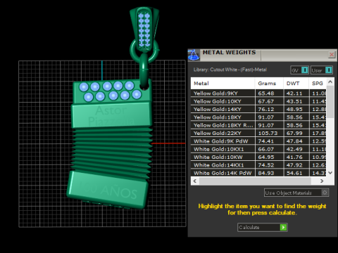 Astor Piazzolla Pendant Model Cetak 3D
